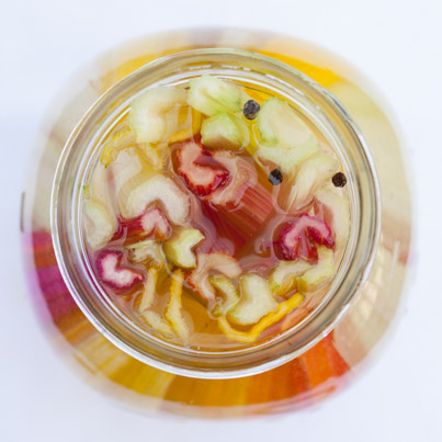 fermenting chard stems